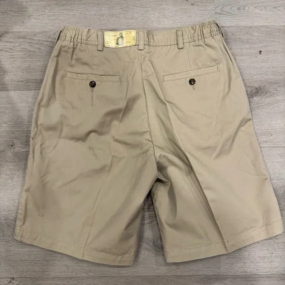 Patrick James Cotton Men’s Kakhi Shorts NWT Size 34 - Picture 2 of 7